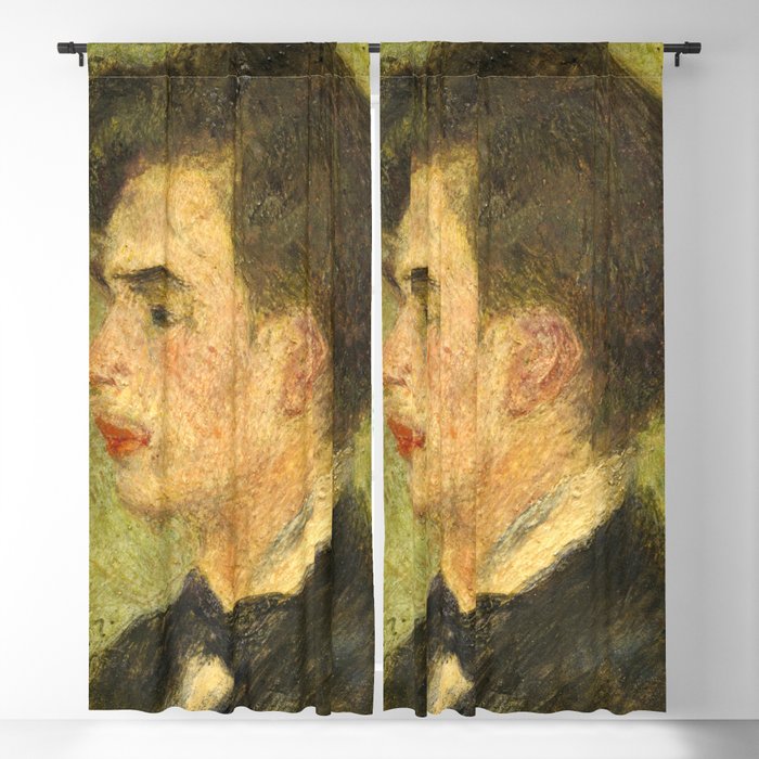 Georges Rivière Oil Painting by Auguste Renoir Blackout Curtain