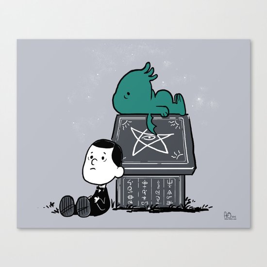 Call of Snoophulhu Canvas Print