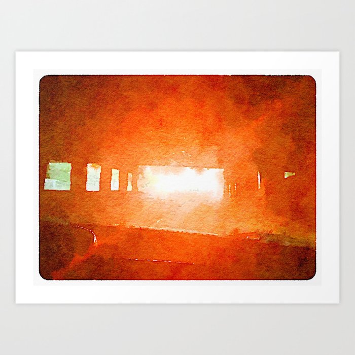 Light At The End Of The Tunnel Art Print By Mechanicalbluebird