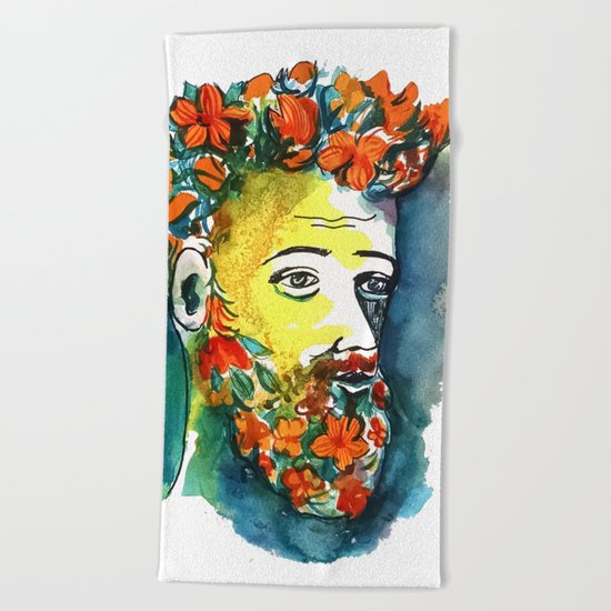 Hipster Beach Towel
