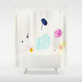 Immeasurable Joy - abstract painting by Jen Sievers Shower Curtain