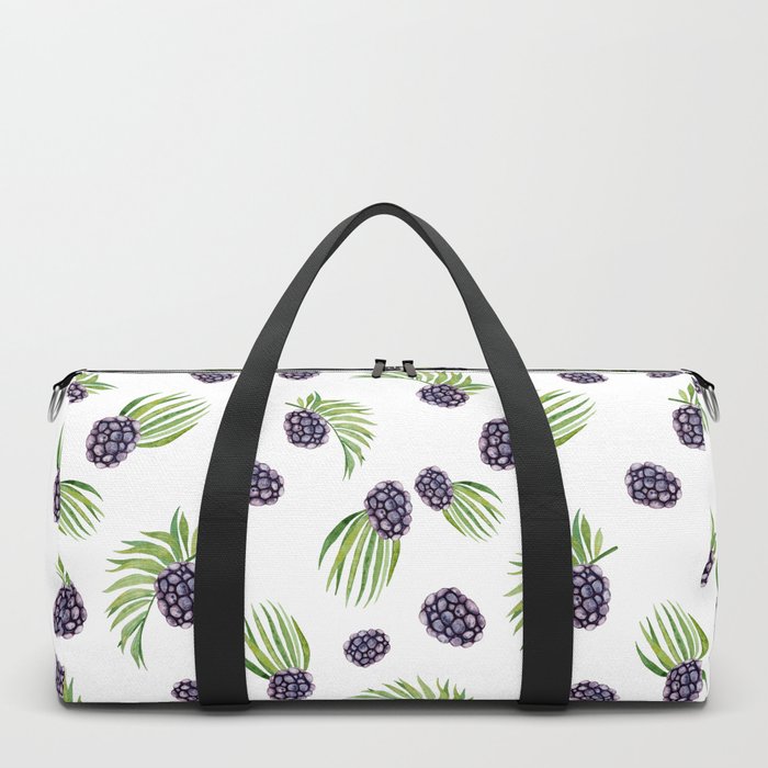 blackberry duffle bag green