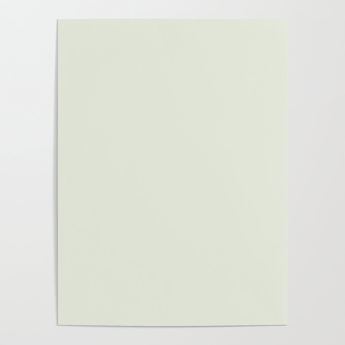 Spinach white Poster
