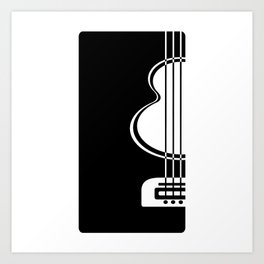 guitar wallpaper Art Print