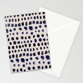 Watercolor dot pattern Stationery Cards