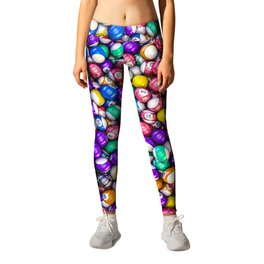 Poolhall Junkies Leggings | Ball, Poolball, Billiardball, Graphicdesign, Pattern, 3D, Play, Abstract, Number, Gambling 