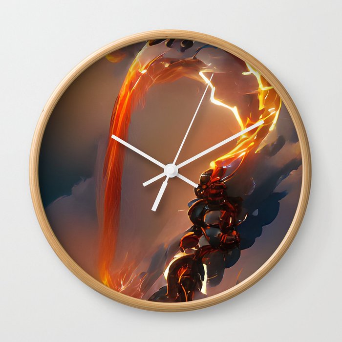 Hellfire Chain Wall Clock