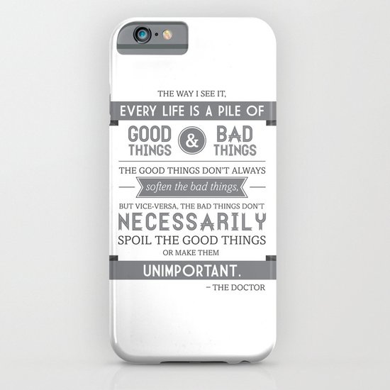 Good Things & Bad Things (gray) iPhone & iPod Case