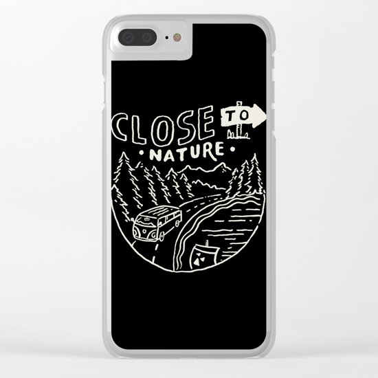 Close to Nature Clear iPhone Case