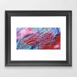 Psychedelic Jellies  Framed Art Print
