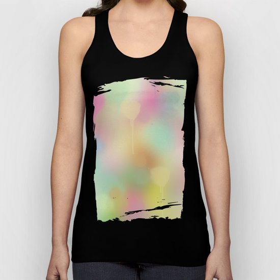 Soft pastel watercolour abstract Unisex Tank Top