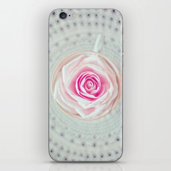 A Cup Of Rose iPhone & iPod Skin