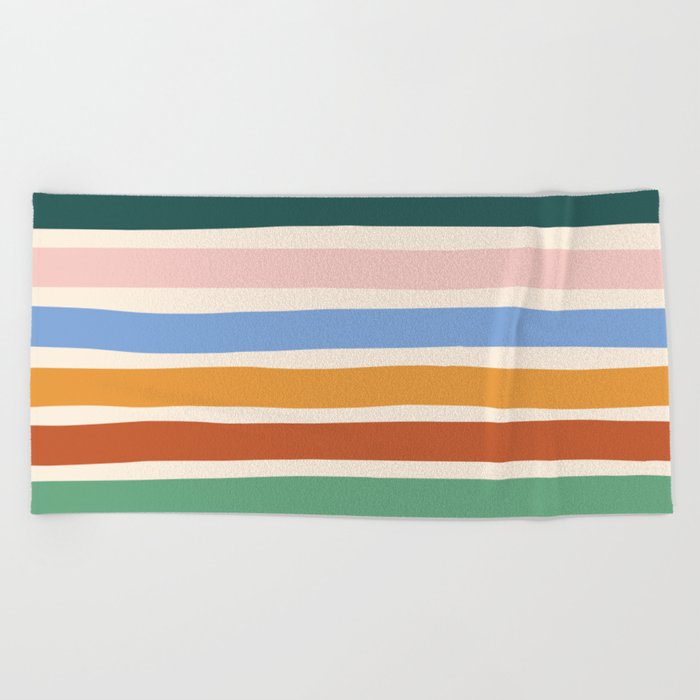 Terrace Stripe Beach Towel