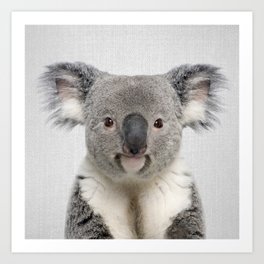 Koala 2 - Colorful Art Print