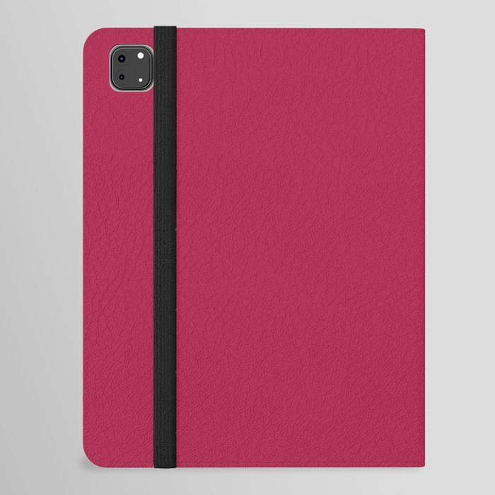 FRENCH WINE COLOR. Plain Dark Red iPad Folio Case