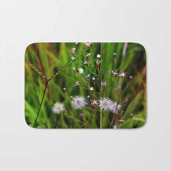 I'd rather be a weed than smell of roses cultured seed Bath Mat