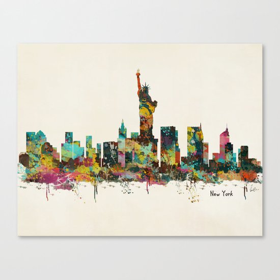 new york city skyline Canvas Print