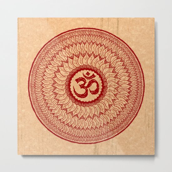 lialiom mandala Metal Print
