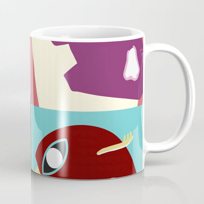 When I'm lost in thought patchwork 4 Coffee Mug