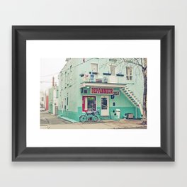 Montreal  - Dépanneur Framed Art Print