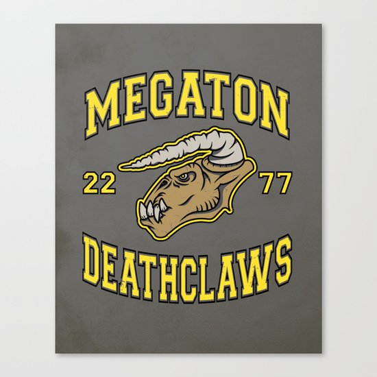 Megaton Deathclaws Canvas Print