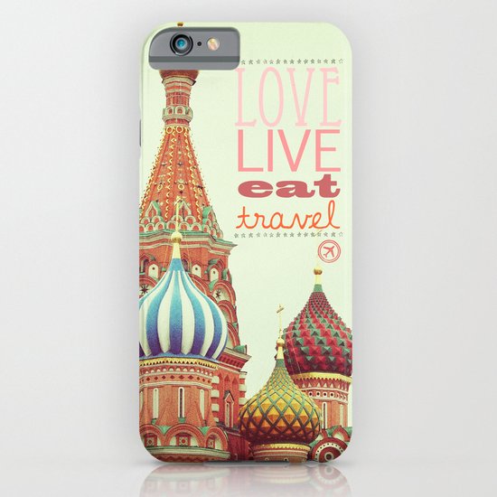 Love, Live, Eat, Travel iPhone & iPod Case