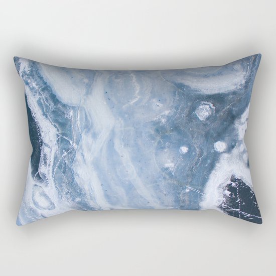 Earth blue Rectangular Pillow