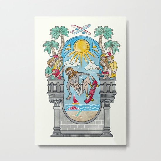 The Lord of the Board Metal Print