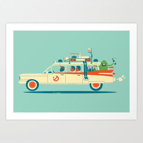 Party in the Back Art Print