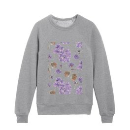 Geranium Lavender Kids Crewneck