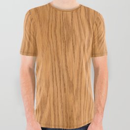 Wood Grain 4 All Over Graphic Tee