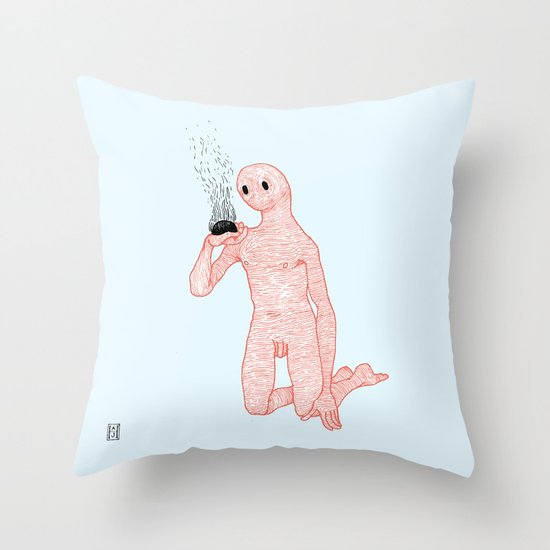 And Still It Burns Throw Pillow