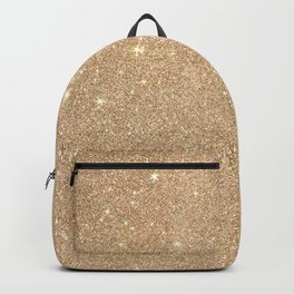 Gold Glitter Chic Glamorous Sparkles Backpack