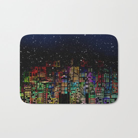 Silent Night Bath Mat