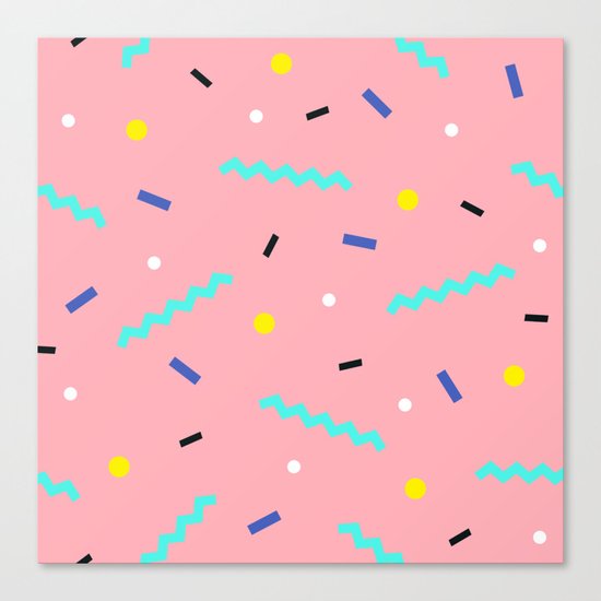 Memphis pattern 54 Canvas Print