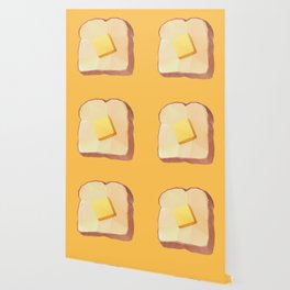 Toast with Butter polygon art Wallpaper