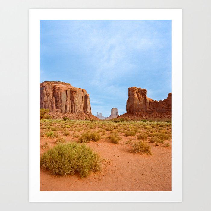Monument Valley XIII on Film Art Print