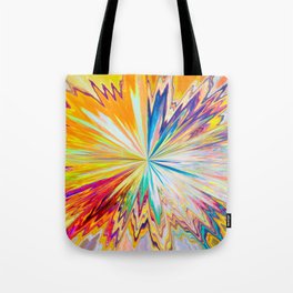 Rainbow Explosion Tote Bag