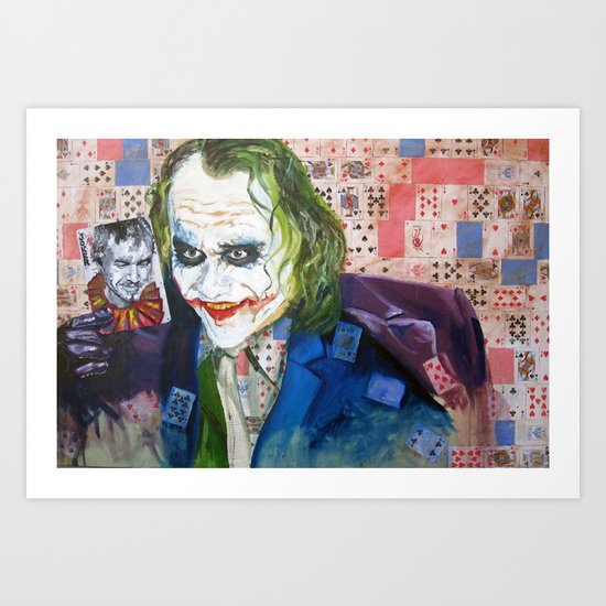 Jokes on You (JOKER) Art Print