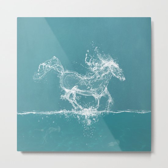 The Water Horse Metal Print