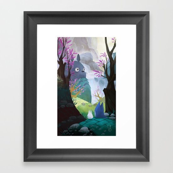 TOTORO Framed Art Print