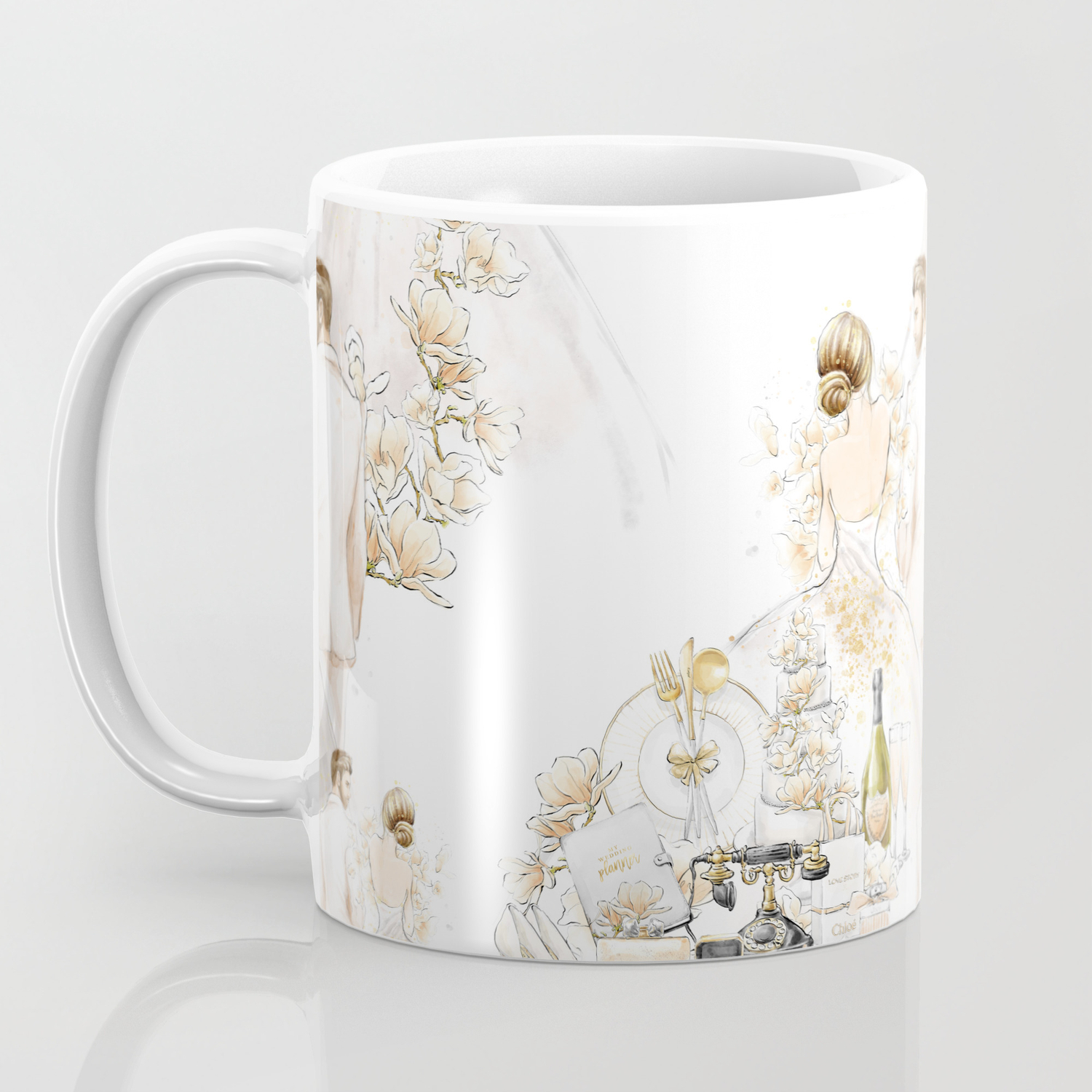 Bride Groom Blonde Hair Option Coffee Mug By Karamfila Society6