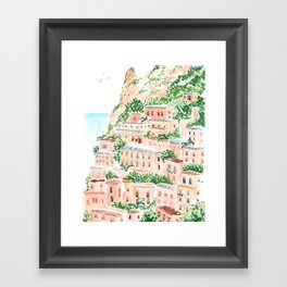 An Italian Shore Framed Art Print