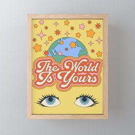 The World Is Yours Framed Mini Art Print