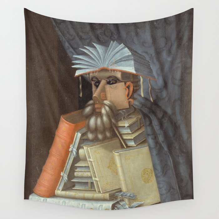 Giuseppe Arcimboldo The Librarian Wall Tapestry By