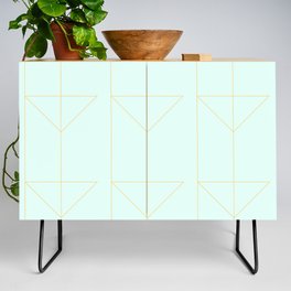 Geometric line pattern. Abstract design Credenza