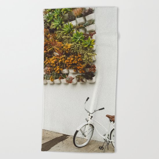 San Diego Sidewalk Beach Towel