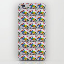 Colorful Horse and Rider Pop Y2K  iPhone Skin