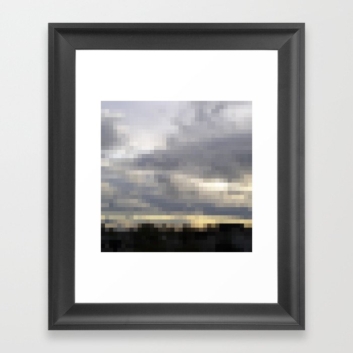 Pixelscape III Framed Art Print