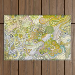 Peas and Noodles Outdoor Rug
